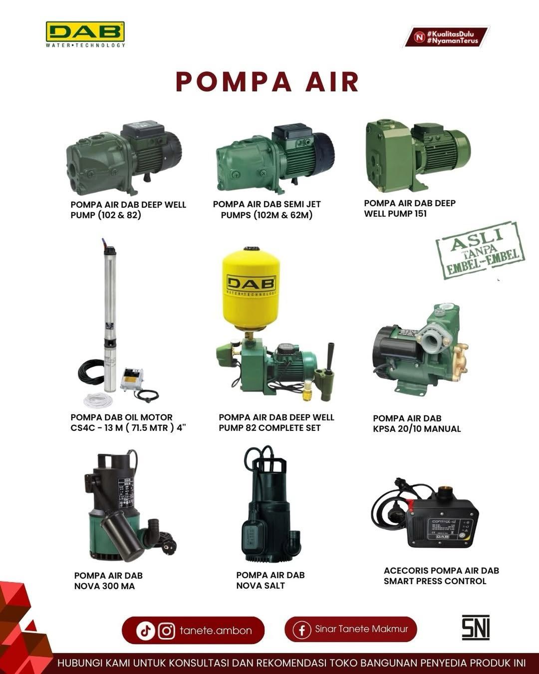 Pompa Air DAB